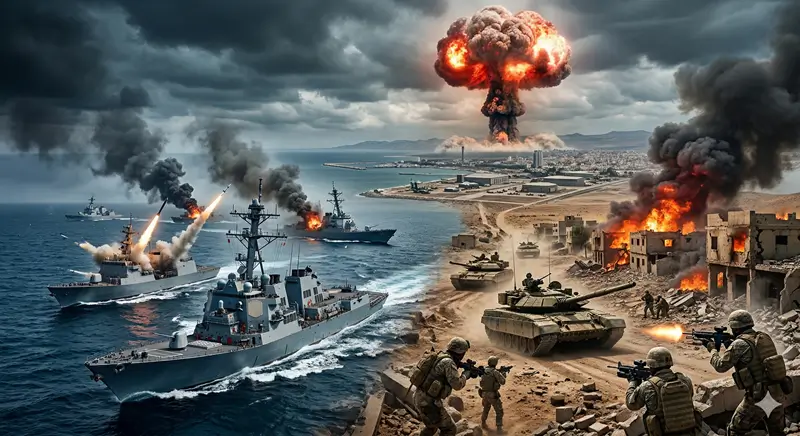 สมรภูมิรบทางทะเล ภาคพื้นดิน และระเบิดนิวเคลียร์ เมษายน 2569